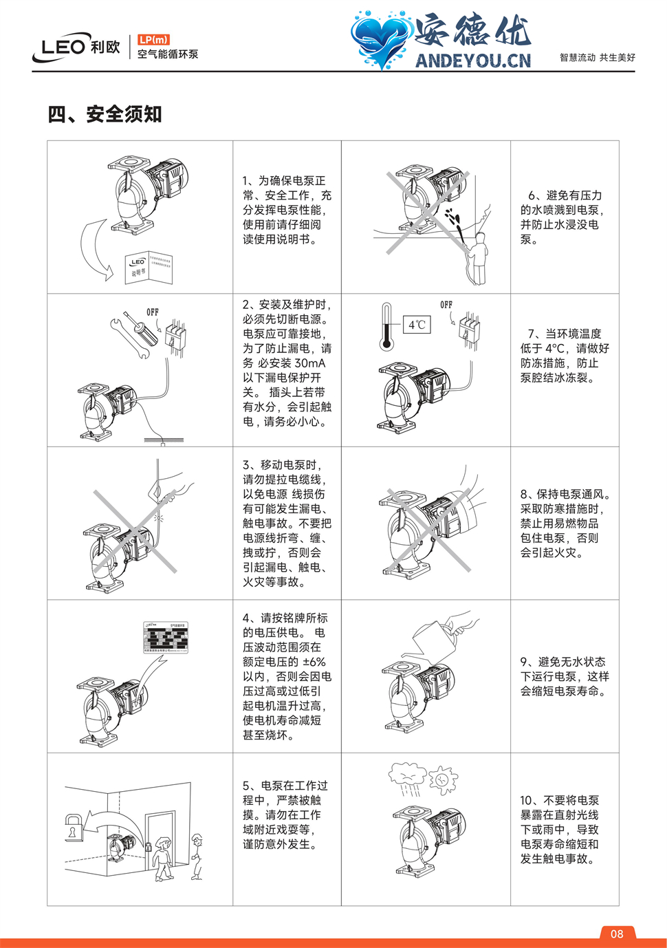 LP(m)空气能循环泵操作手册电子版-图片-7.jpg