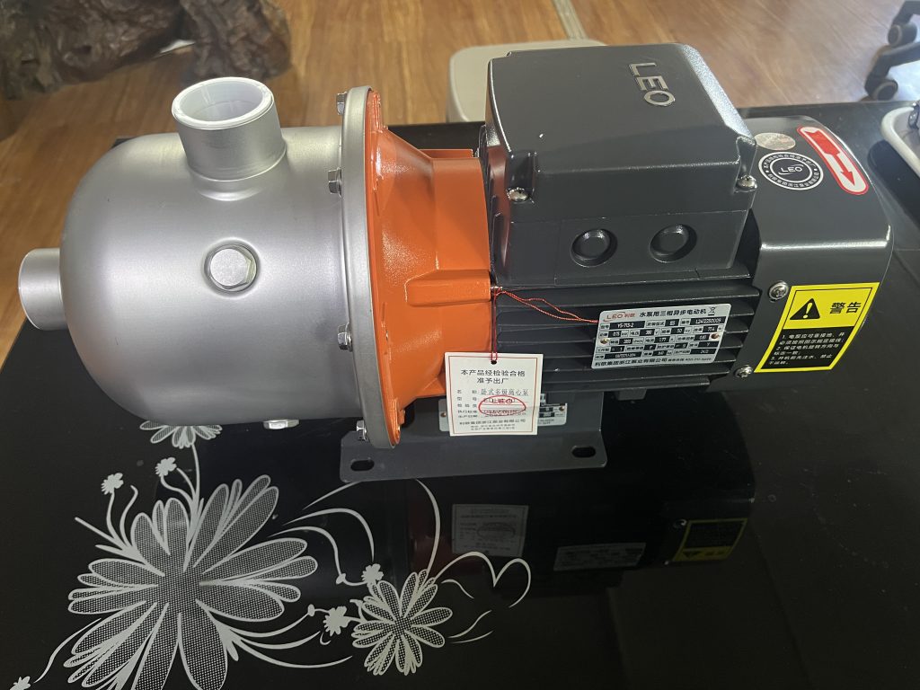 利欧不锈钢卧式多级泵EDH4-40 EDHm4-40实拍配件数据照片参数-保定市安德优安装维修售后服务记录