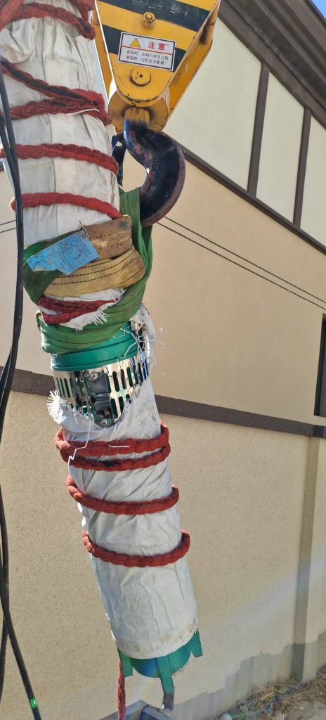 【2025-3-26】保定市复兴路亢龙集团更换银虹深井泵安装记录-保定市安德优安装维修售后服务记录