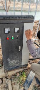 密码保护：【2024-3-1】保定市环城水系东三环段变频控制柜检查维修记录-保定市安德优安装维修售后服务记录