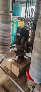 密码保护：【2025-5-12】保定市美术中学维修凯泉立式管道泵KQL125-160-22漏水记录-保定市安德优安装维修售后服务记录