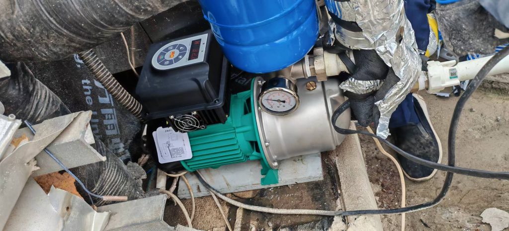 【2025-7-1】保定市新一代C区11号楼安装空调循环泵 恒压变频不锈钢卧式多级离心泵PX404-保定市安德优安装维修售后服务记录