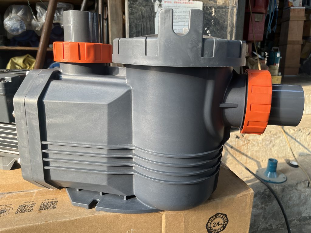 利欧永磁变频泳池泵XKP1307BP实拍配件数据照片参数-保定市安德优安装维修售后服务记录