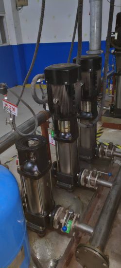 【2025-12-8】保定市园林府邸更换立式多级离心泵轴承机械密封-保定市安德优安装维修售后服务记录