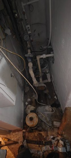 【2025-12-21】保定百花东路瑞汐酒店热水增压泵维修记录-保定市安德优安装维修售后服务记录