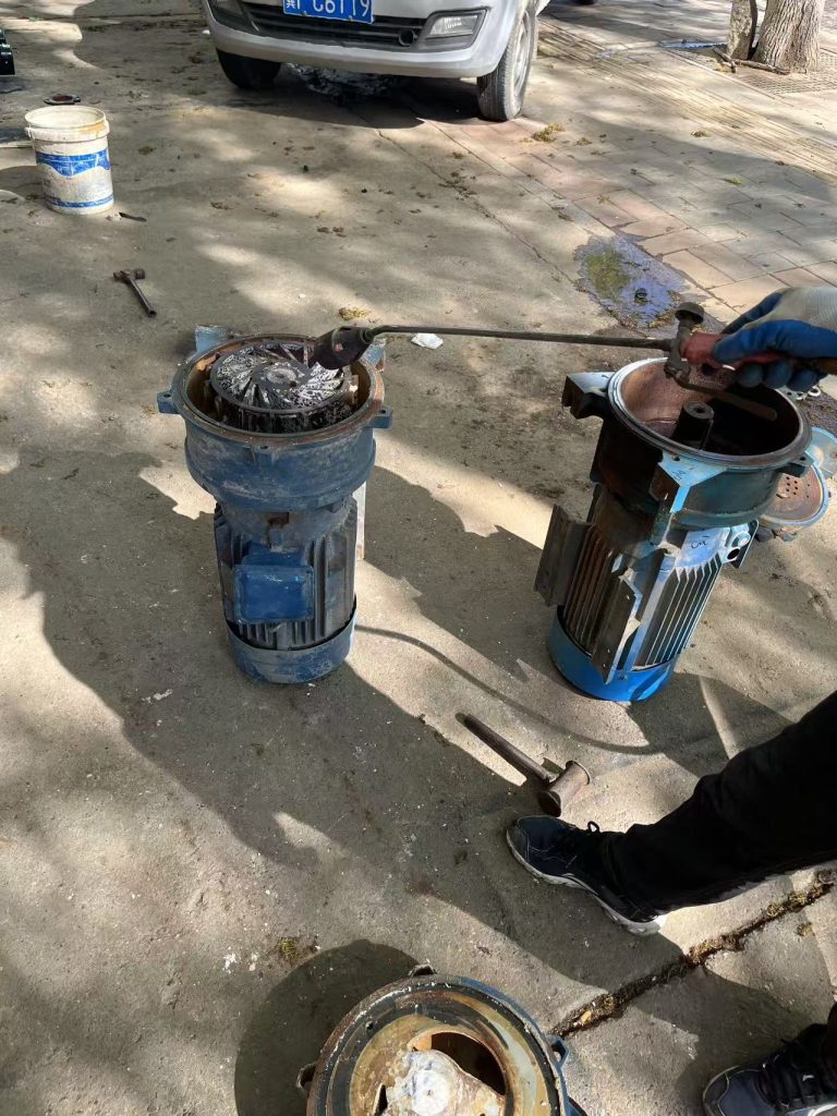 【2026-4-10】保定市徐水区太行集团2BV5121真空泵维修记录-保定市安德优安装维修售后服务记录